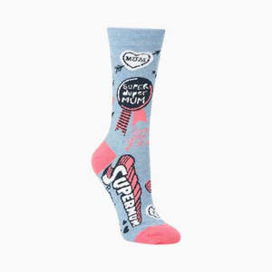 Women's Super Duper Mum Bamboo Crew Sock