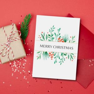 Christmas Greeting Card - Merry Christmas Classic