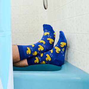 Sock It To Me Socks - Men's Crew - Rubber Duckie
