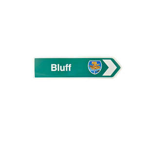 NZ Road Sign Magnet - Bluff