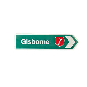 NZ Road Sign Magnet - Gisborne