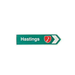New Zealand Made: NZ Road Sign Magnet - Hastings