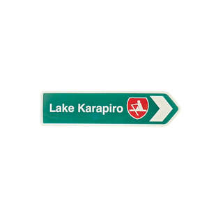 NZ Road Sign Magnet - Lake Karapiro