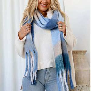 Wrap Scarf - Sky Blue