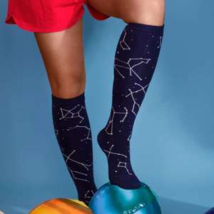 Sock It To Me Socks - Women's Knee High - Constellation