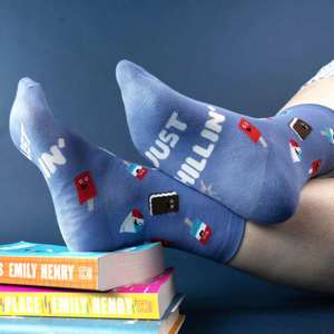 Sock It To Me Socks - Women's Crew - Just Chillin'