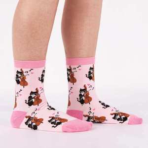Sock It To Me Socks - Women's Crew - Mewsic to My Ears