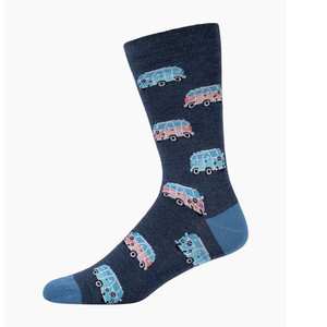 Fathers Day Gifts: Men's Retro Baby Bamboo Crew Sock