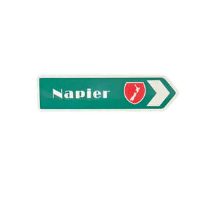 New Zealand Made: NZ Road Sign Magnet - Napier