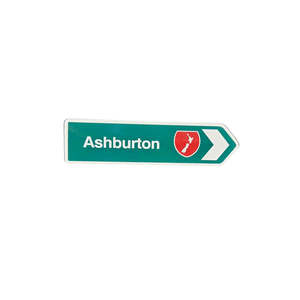 New Zealand Made: NZ Road Sign Magnet - Ashburton