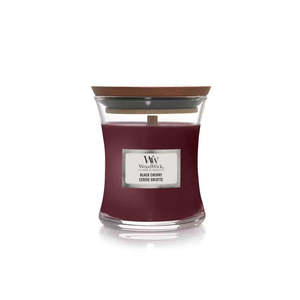 Small WoodWick Scented Soy Candle - Black Cherry