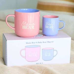 Mum & Baby Bear Mug Set