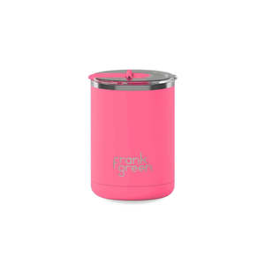 Frank Green - Ceramic Coffee Cup with Hinged Lid - Bubblegum Blast