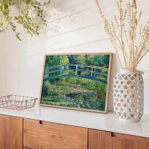 Gifts For Teachers: 1000pc Bridge Over a Pond of Water Lilies