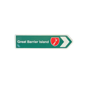 NZ Road Sign Magnet - Great Barrier Island
