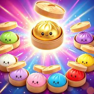 Stocking Fillers Under 50: Mystery Squishy Dumpling Bun - Golden Chase