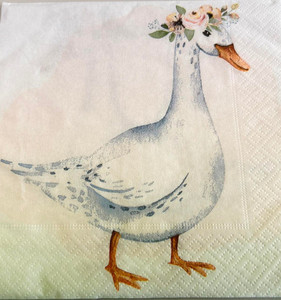 Products: Cute Goose Napkin FUNKY GLASS ART