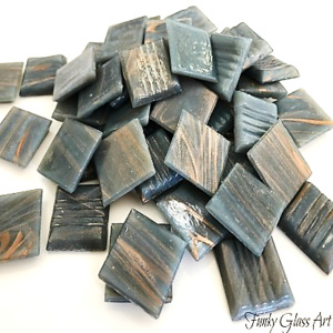 GoldlinkTiles - Dark Grey - 20x20x4mm FUNKY GLASS ART