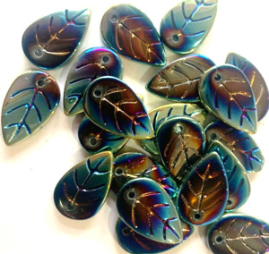 Glass Leaves-Winter Breeze FUNKY GLASS ART