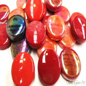 XL Scarlet Fever FUNKY GLASS ART