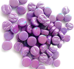 Products: Darling Dotz 8mm - Pearlised Magenta FUNKY GLASS ART