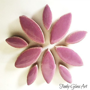 Products: Ceramic Petals - Lilac FUNKY GLASS ART