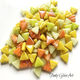 Glass Triangles 10mm - Nectar Mix FUNKY GLASS ART