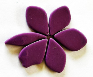 Fallen Petals - Magenta FUNKY GLASS ART