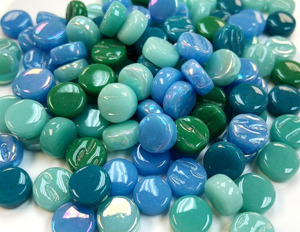 Darling Dotz 8mm Mix AquaVitae FUNKY GLASS ART