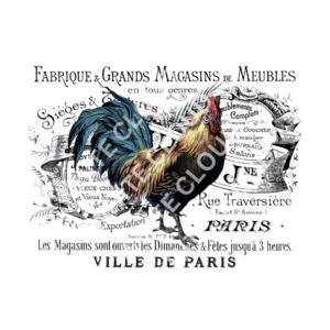 Products: French Rooster FUNKY GLASS ART