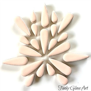 Products: Ceramic Teardrops - Pink 100gms FUNKY GLASS ART