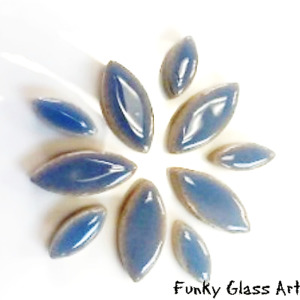 Products: Ceramic Petals Cornflower FUNKY GLASS ART