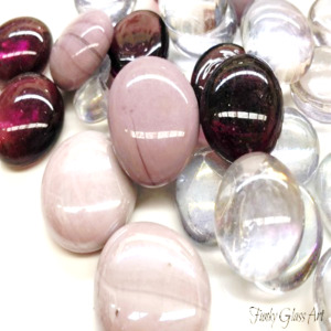 Glass Gems - Purple Mix FUNKY GLASS ART