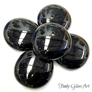 XXL Glass Gems - Black FUNKY GLASS ART