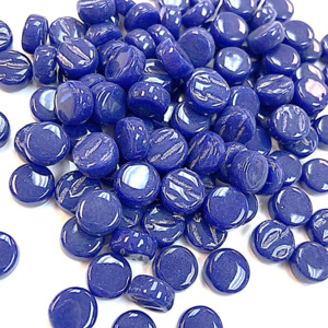 Products: Darling Dotz 8mm - Royal Blue FUNKY GLASS ART