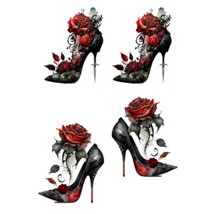 Products: Rose High Heels FUNKY GLASS ART