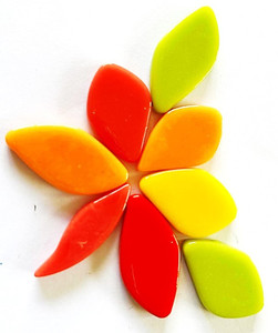 Fallen Petals - Portulaca Mix FUNKY GLASS ART