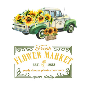 Sunflower Markets FUNKY GLASS ART