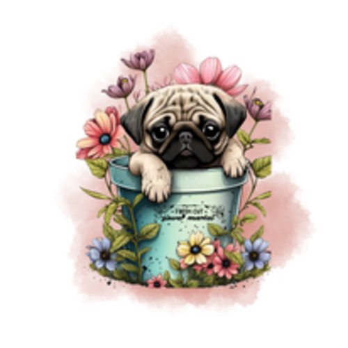 Market Pug FUNKY GLASS ART