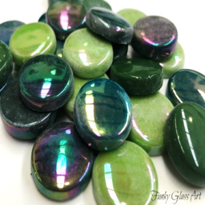 Products: XL Treehugger Green FUNKY GLASS ART