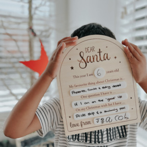 Christmas: Letter to Santa board- 3 styles