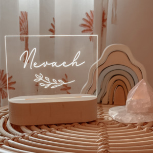 Night Lights: Top piece only- Personalised Room Light