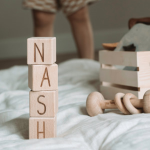 Engraved Letter blocks