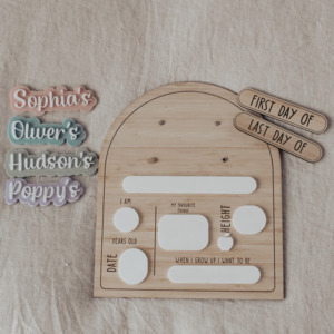 Back to School board- Fun + Interchangeable