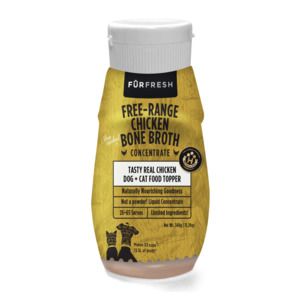 All: Free-Range Chicken Bone Broth Concentrate Dog & Cat Food Topper