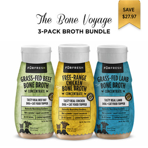 FurFresh 3-Pack Bone Broth Concentrates | The Bone Voyage