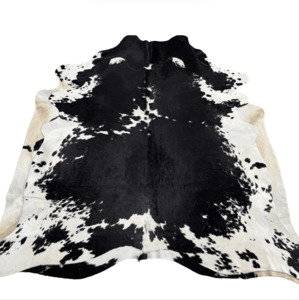 All: Black and White Premium Cowhide Rug