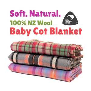 Furmoo New Arrivals: Little Kiwi Kuddle NZ Tartan Blanket