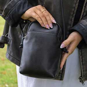 All Leather: Knot Fancy Leather Petite Bag