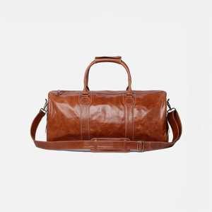 All Leather: Jet Away Leather Travel Bag